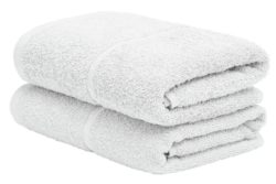 ColourMatch - Pair of Hand - Towels - Super White